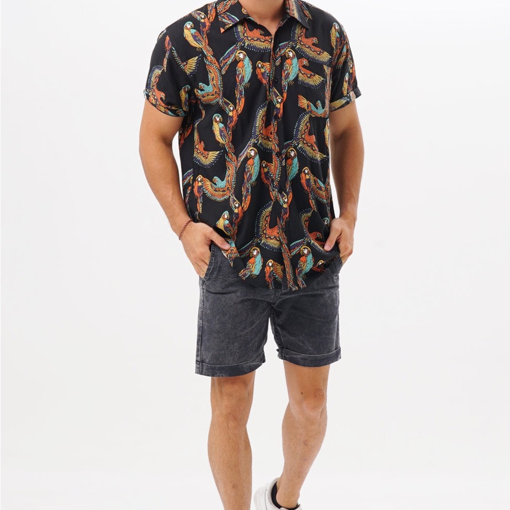 Colorful Parrot Suen Noaj Shirt